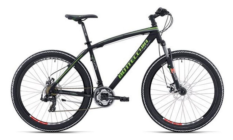Велосипед Bottecchia MTB DISK TX55 27,5" (2019) 2019 Черно-зеленый